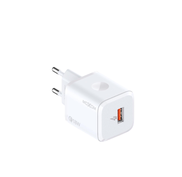 Moxom MX-HC161 18W QC3.0 USB-A Wall Charger - Ultra-Compact Fast Charging