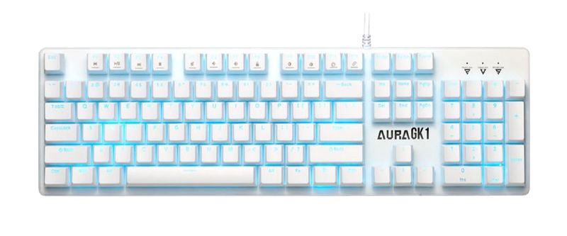 Gamdias AURA GK1 Wired Mechanical Gaming Keyboard - White