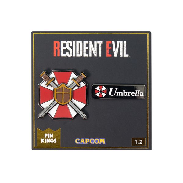 Official Resident Evil Pin Kings Enamel Pin Badge Set 1.2