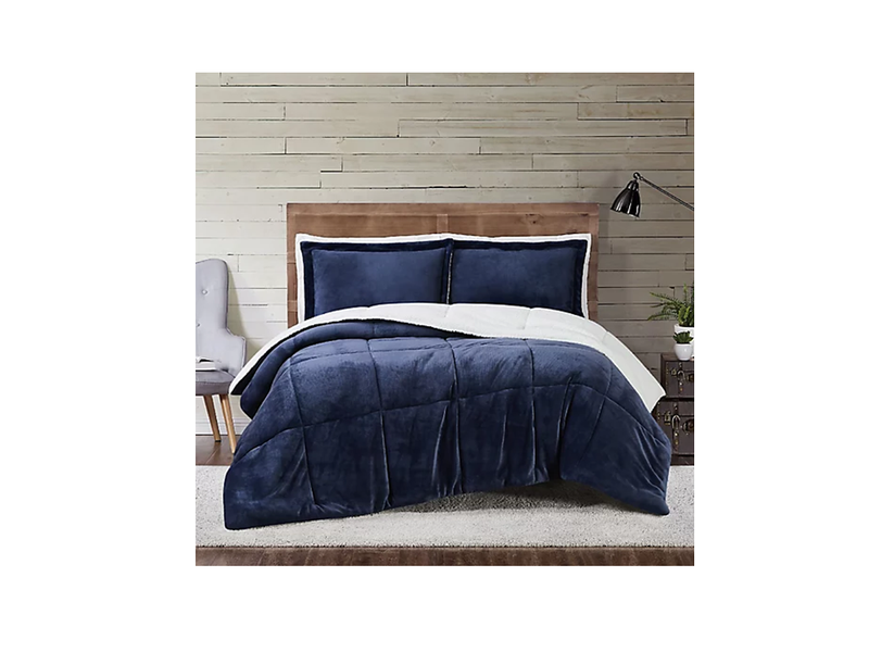 3 Piece Fleece Comforter Set