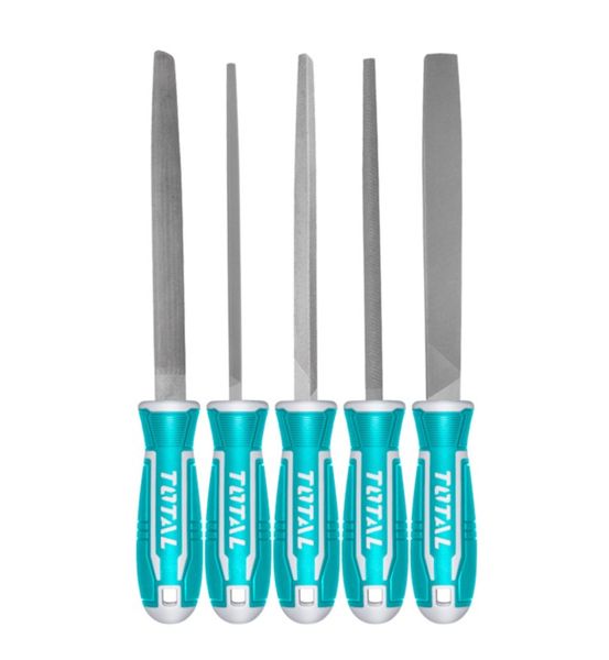 Total Tools 5 Piece Steel File Set