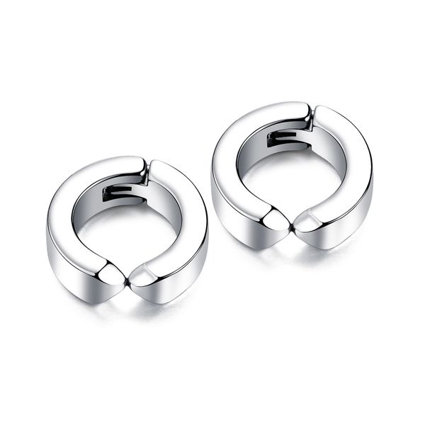 ER-GE507, Stainless Steel No Pierce Ears Earrings