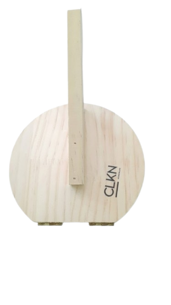 Manual Wooden Dough Press with Ergonomic Handle - CLKN