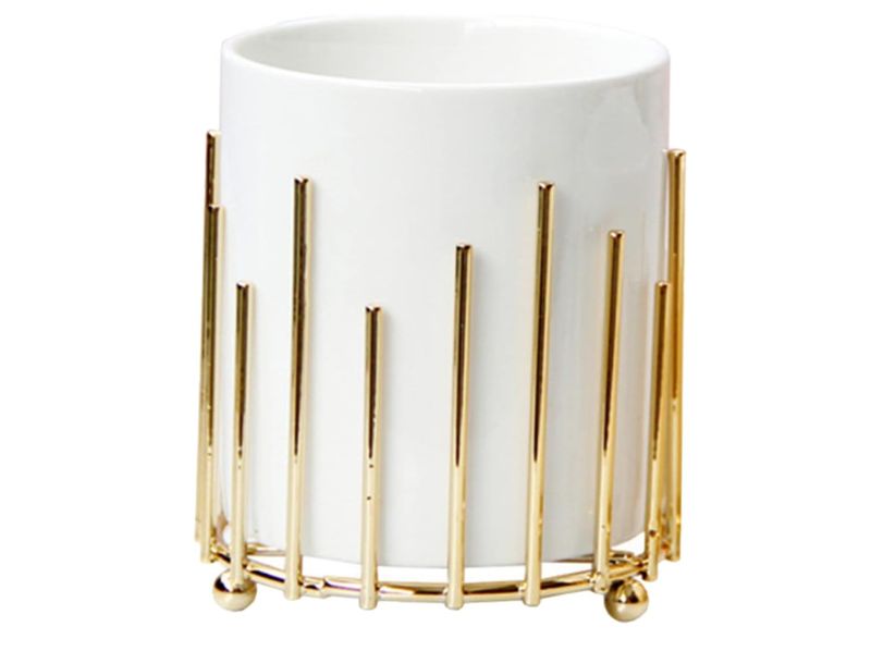 Elegant Chopstick and Spatula Ceramic Cutlery Holder Stand Kitchen Tool