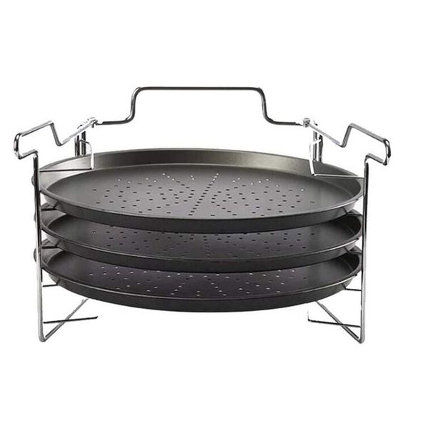12" Non Stick Pizza Baking Set High Temperature Carbon Steel
