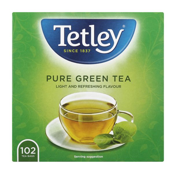 Tetley Pure Green Tea 102's Pack of 6