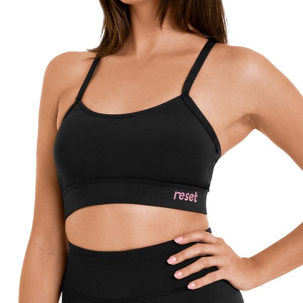 Bacon Active x RESET Women's Sports Bra - Black