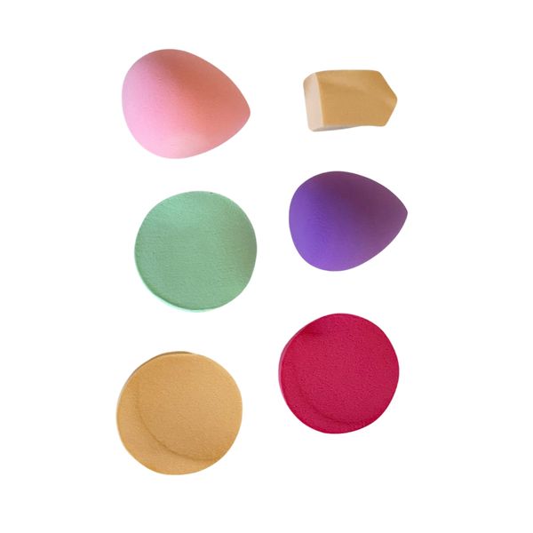 6 Pieces Make-Up Blending Sponges