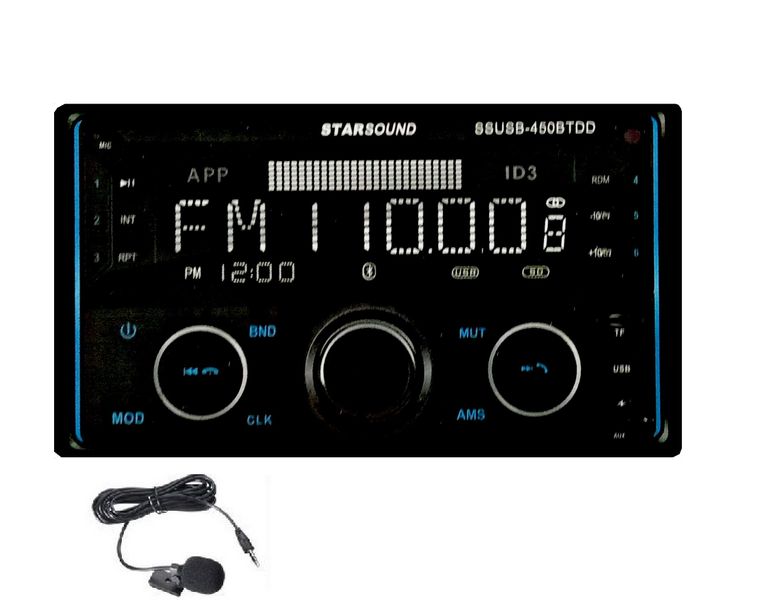 Starsound Bluetooth /usb Media Receiver with external Microphone