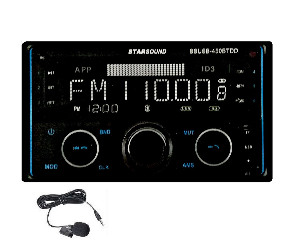 Starsound Bluetooth /usb Media Receiver with external Microphone