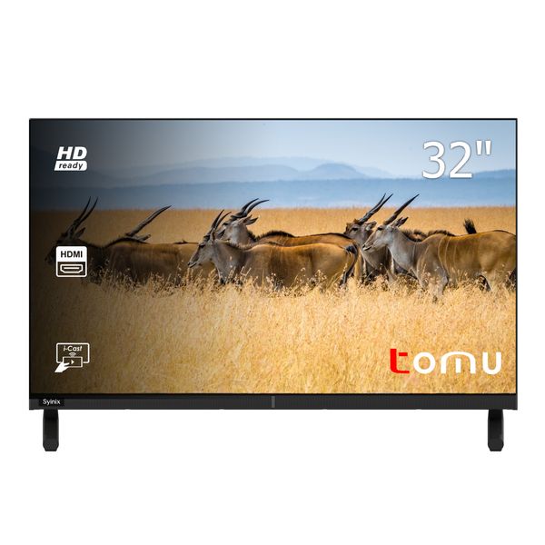 Syinix 32" Digital Satellite TV with i-Cast Built-In - 32E4M