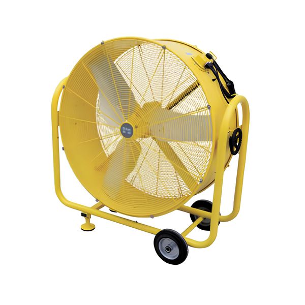 Portable HVF Tempadair Industrial 1050mm Drum Fan on wheels