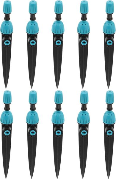 Plastic Micro Irrigation Drip Sprinkler Nozzles Garden Water Emitter Conne
