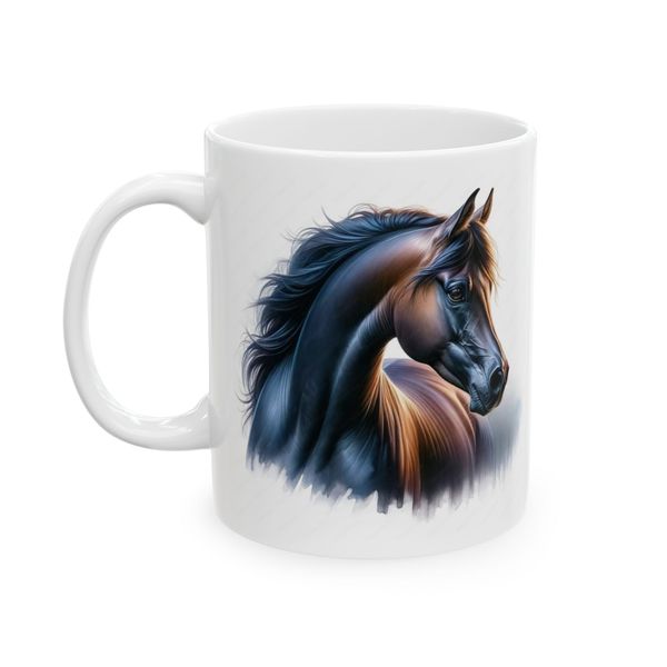 Dark Horse Mug - Horse head picture