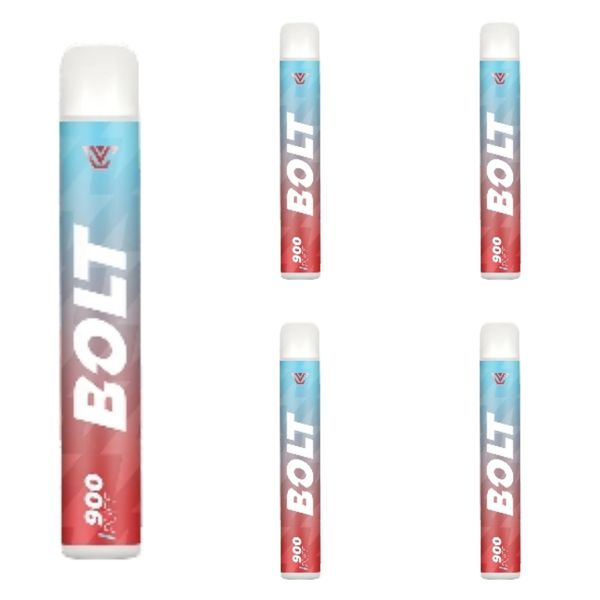 Bolt MMF 900 Puffs Disposable Vapes 20MG - Cherry Ice (Pack of 5)