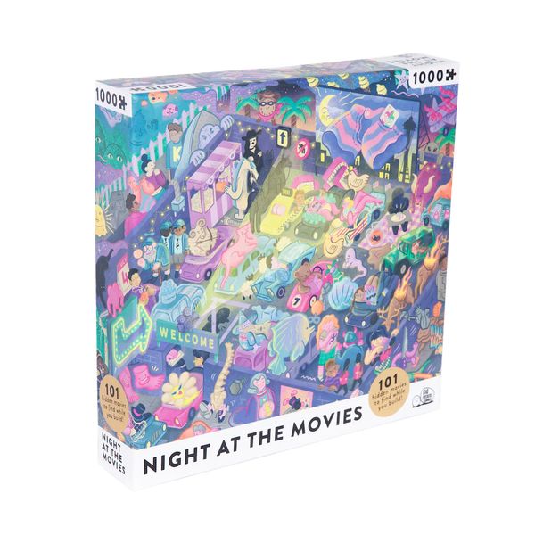 Big Potato Games: Night at the Movies Family Puzzle: 1000 Pieces