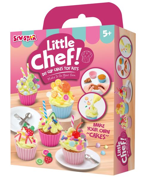 Sew-Star Little Chef- Deluxe DIY Cupcake Creations Craft Kit