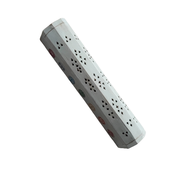 7 Chakra Ash Box - White