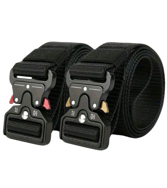 2 Pieces Tactical Multi-Function EDC Belt Set for Men