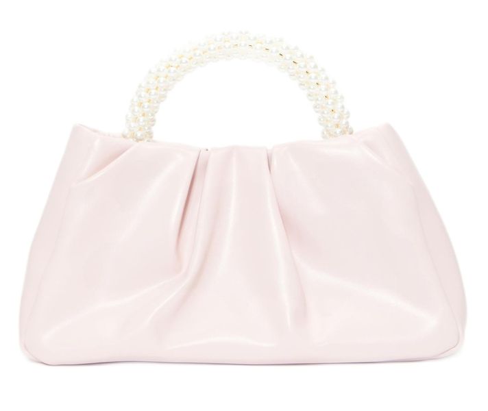 Quiz Ladies - Pink Pearl Handle Handbag