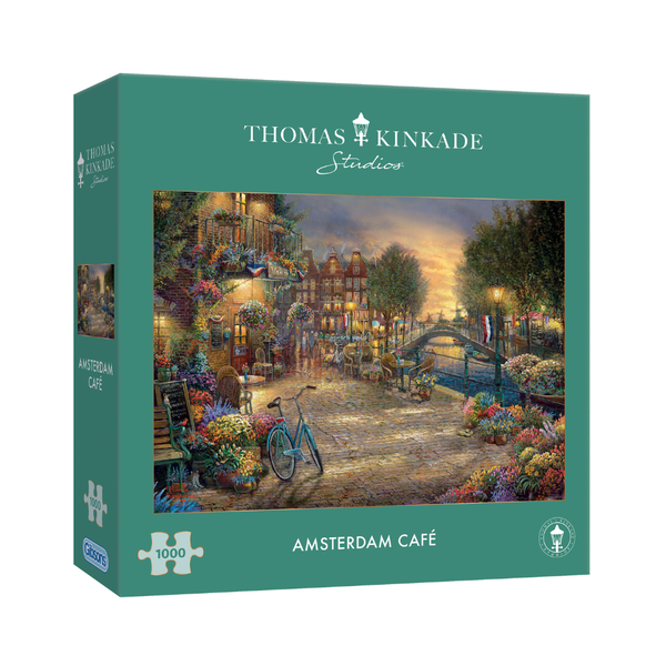 Gibsons - Amsterdam Café - 1000 Piece Jigsaw Puzzle