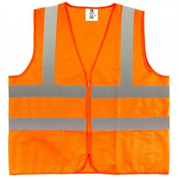 Day Glow Vest - Large - Orange - 2 Pack