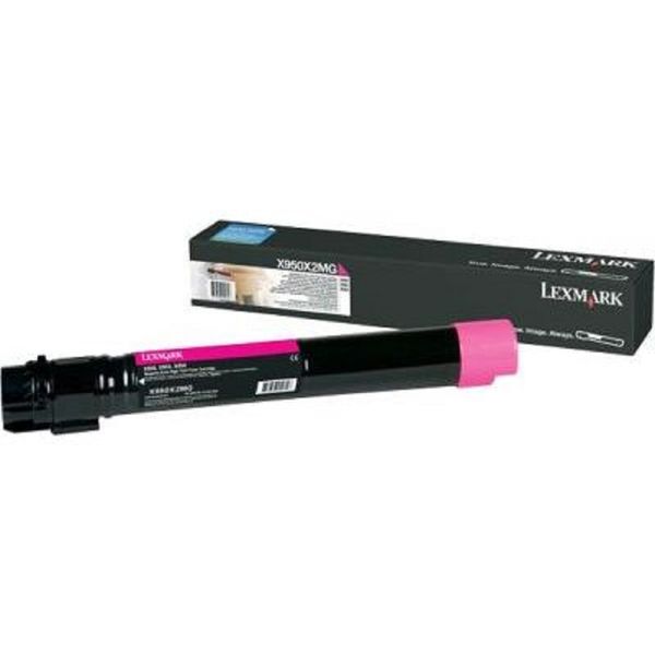 LEXMARK X950, X952, X954 Magenta Extra High Yield Toner Cartridge - 22 000 pgs