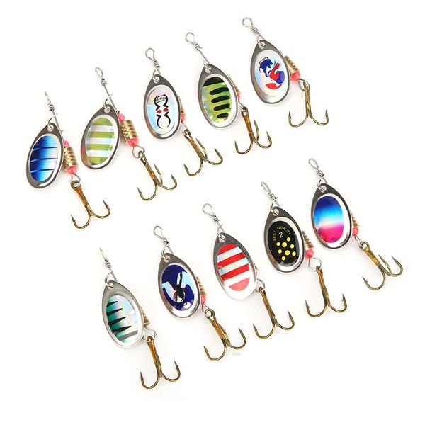 Topwater Fishing Lures Set with Bass Spinnerbait