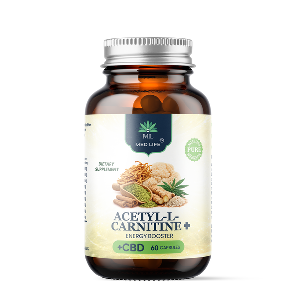 Medlife Acetyl-L-Carnitine+ Energy Booster - 60 Capsules