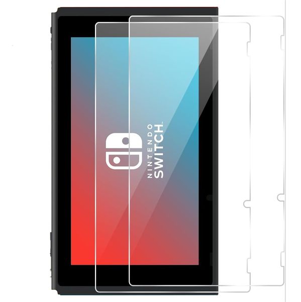 2 Pack Tempered Glass Compatible With Original Switch 6.2 Inch 720P LCD