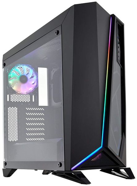 Tower Tempered Glass Gaming Case - Black image