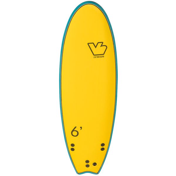 Vanhunks BamBam Soft Surfboard 6'0 - Yellow
