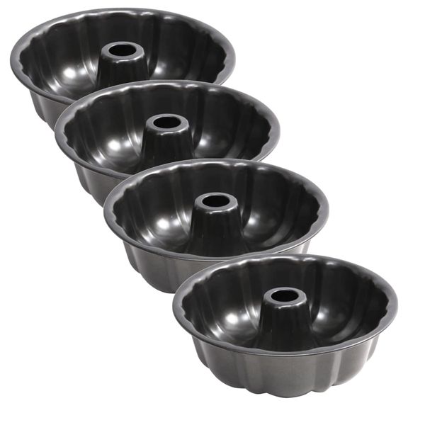 Baking Pan with hole in Middle Set of 4 (10cm)