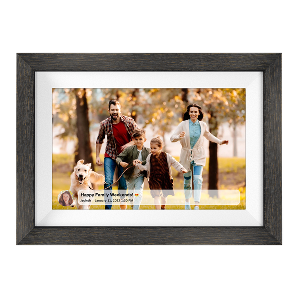 Smart Digital Photo Frame, 10-inch, Wooden