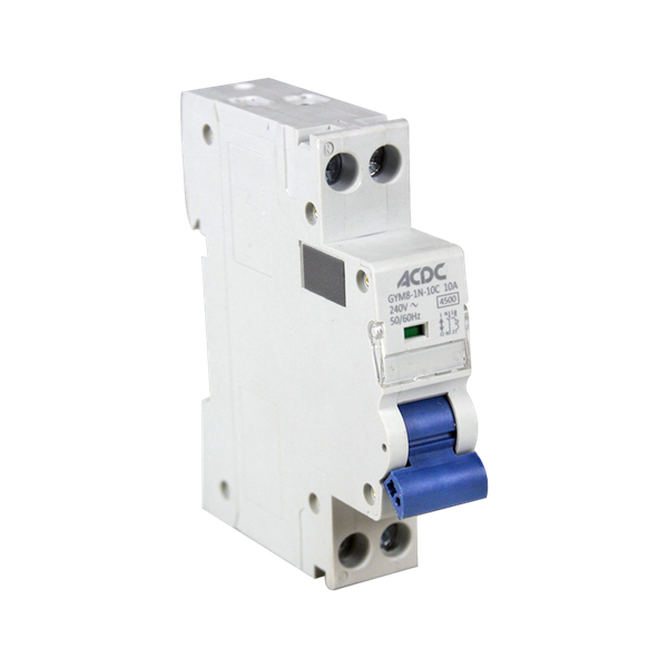 Din Circuit Breaker 1 Pole+N C-Curve 4.5KA 63A