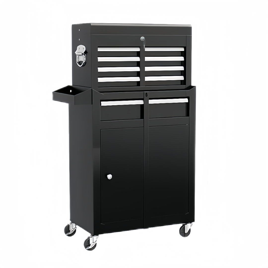 Steel 5-Drawer Rolling Tool Chest Detachable Metal Tool Cabinet Locker with Wheels