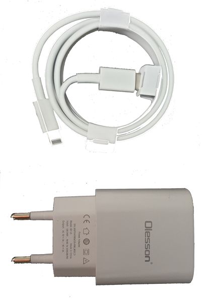 Olesson 20W PD + QC4.0 Cellphone Charging Kit for iphone