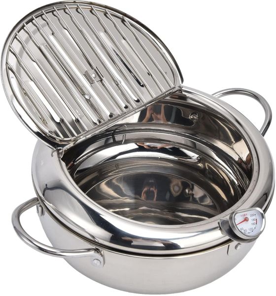 Deep Fryer Pot Gas Deep Fryer Electric Deep Fryer Home Cookwer Oil Fryer