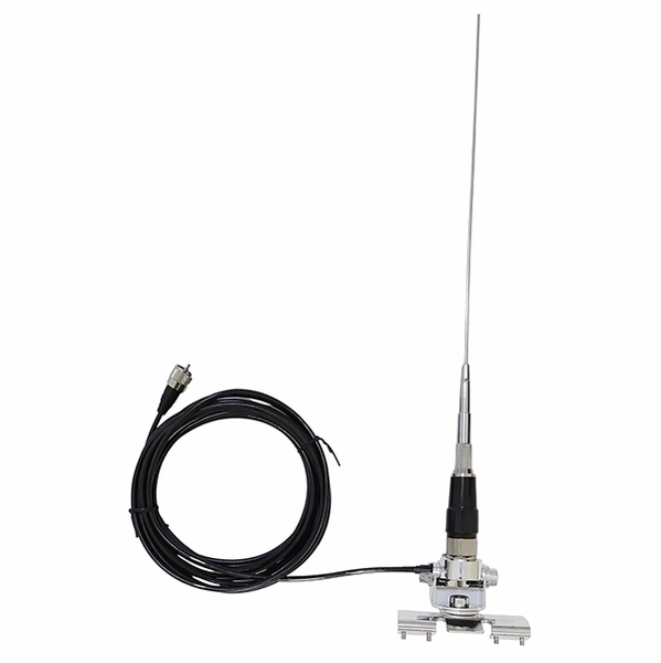 Mobile VHF/UHF Antenna With Stainless Steel Mounting Bracket(Set)