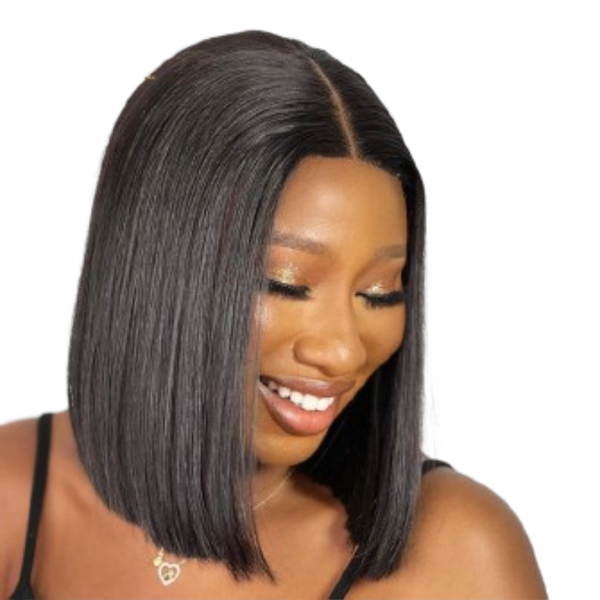 Glueless Double Drawn Vietnamese Hair Wig With Kim K Closure.
