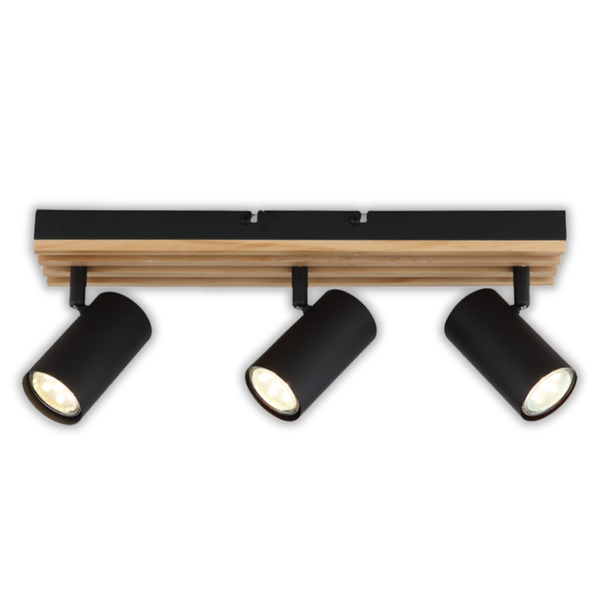 Brightstar S423/3 Wood Spotlight