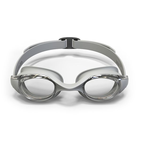Nabaiji Ready 100 Swimming Goggles - One Size - Clear Lenses - Grey