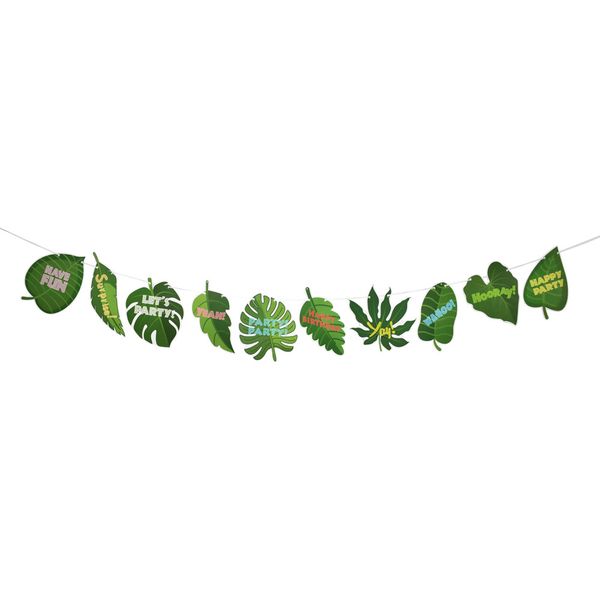 iKids Party Flag Banner Leaf