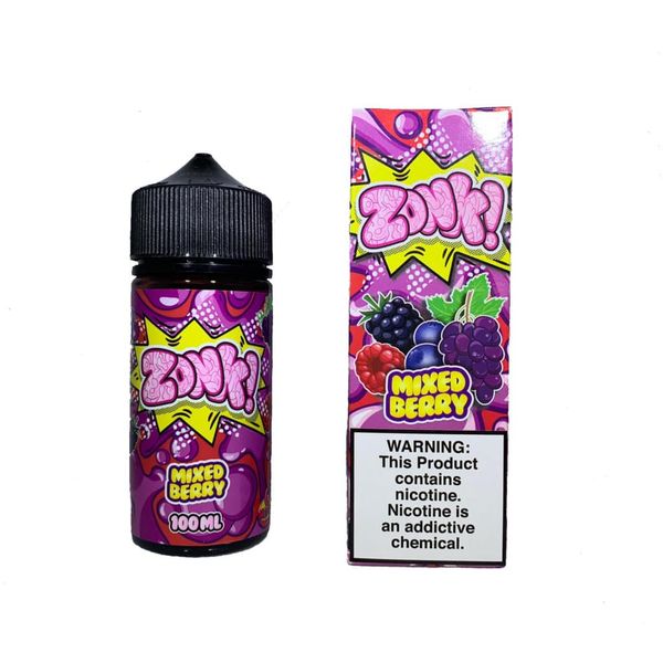 Vape Juice Juiceman Zonk Mixed Berry Strawberry 100ml 3mg