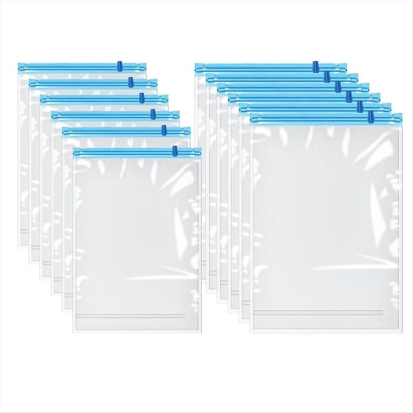 12 Pack Vacuum Compression Bags Travel Storage Bag