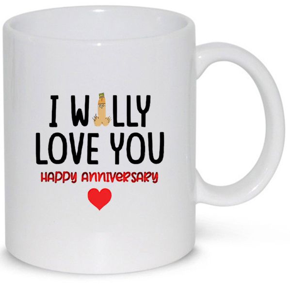 I Love You Happy Anniversary Gift 11Oz Premium Coffee Mug