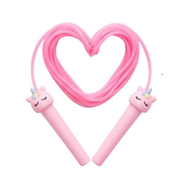 Cute Unicorn Kids Jump Rope Adjustable Skipping Rope Fun Fitness &amp; Outdoor