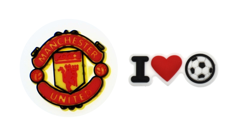 Manchester United FC Shoe Charms - 2 pack