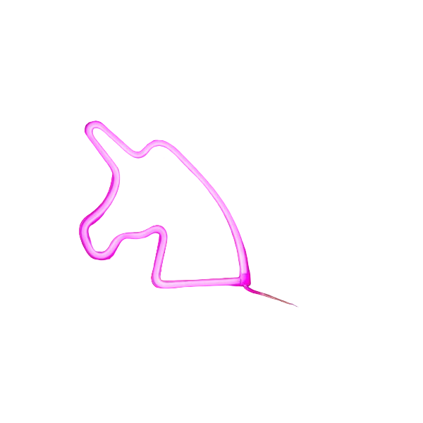 Unicorn Head Neon Sign Lamp USB And Battery Operated FA-A19