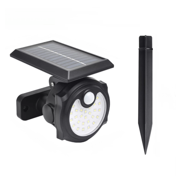 Black 26 LED Motion Sensor Induction Light